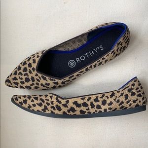 Rothy’s leopard flats